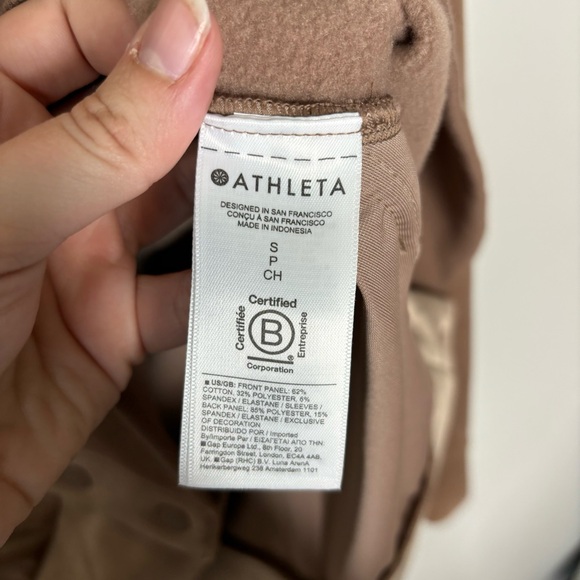 Athleta Retroplush Velvet Crewneck Sweatshirt small - Picture 6 of 7